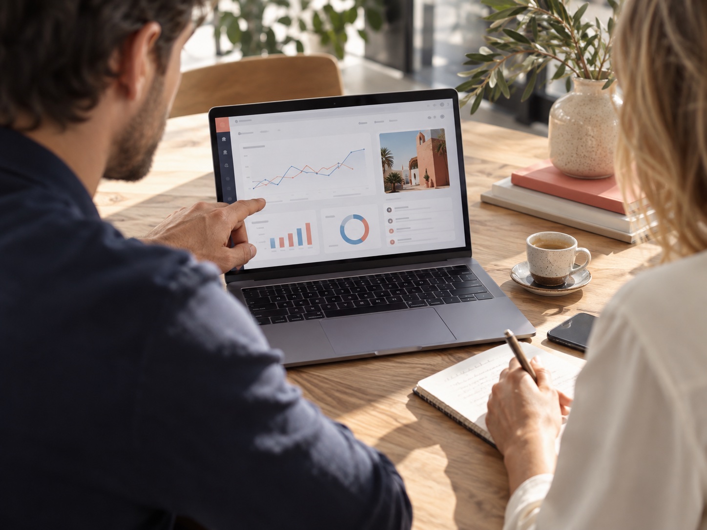 Illustration : Analyse d’une campagne digitale sur ordinateur
