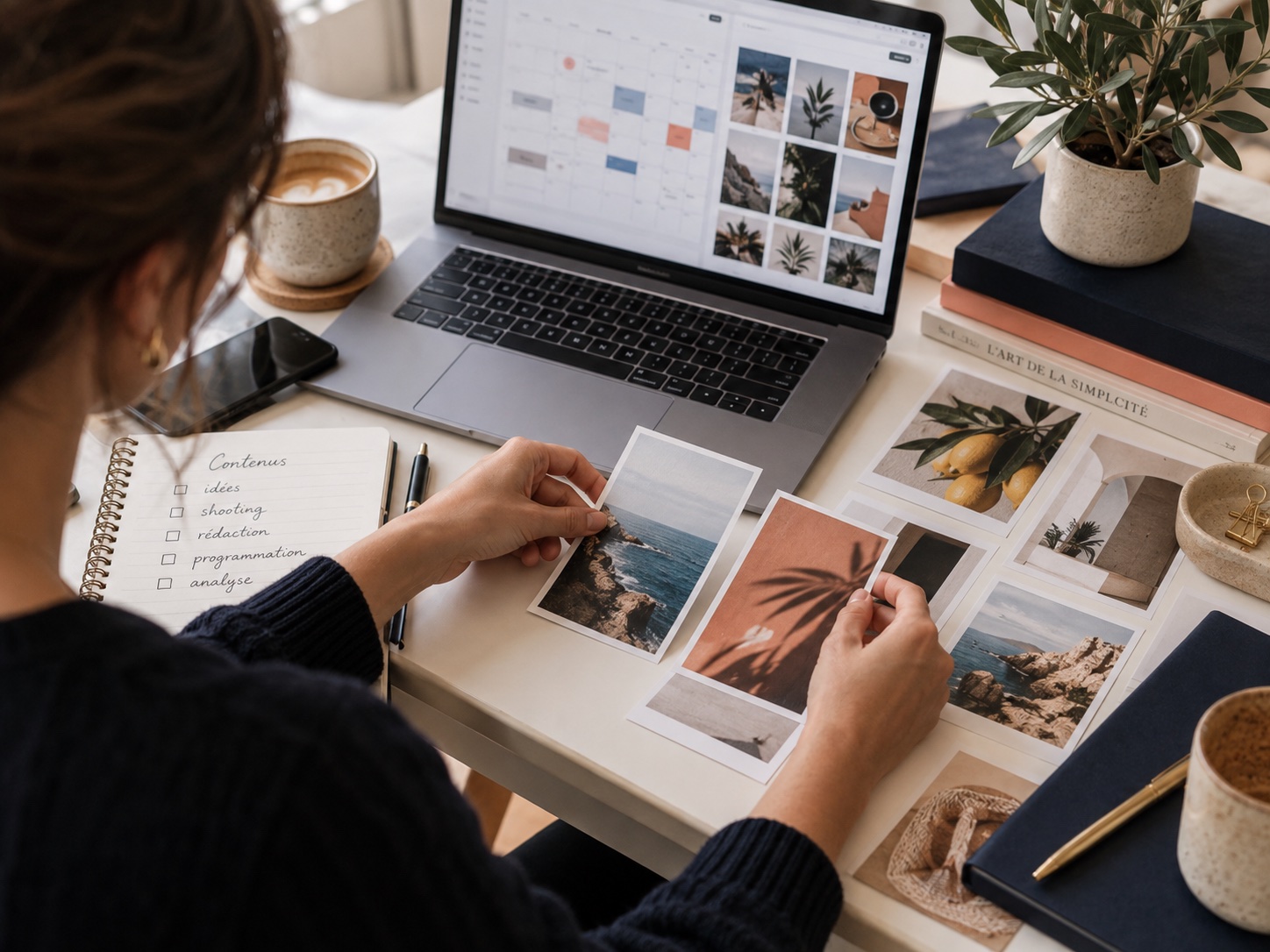 Illustration : préparation d’un calendrier éditorial et de contenus pour les réseaux sociaux